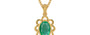 Gold Emerald Pendant Limited Quality (P3)