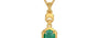 Gold Emerald Pendant Limited Quality (P6)