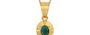 Gold Emerald Pendant Prime Quality (P11)