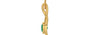 Gold Emerald Pendant Rare Quality (P1)