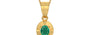 Gold Emerald Pendant Rare Quality (P11)