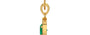 Gold Emerald Pendant Rare Quality (P2)