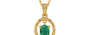 Gold Emerald Pendant Rare Quality (P2)