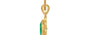 Gold Emerald Pendant Rare Quality (P3)