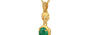 Gold Emerald Pendant Rare Quality (P6)