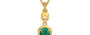 Gold Emerald Pendant Rare Quality (P6)