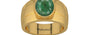 Gold Emerald Ring Fine Quality (R1)