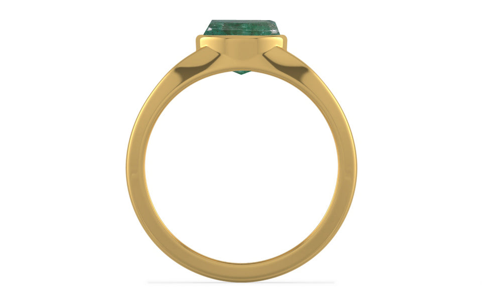Gold Emerald Ring Fine Quality (R10)