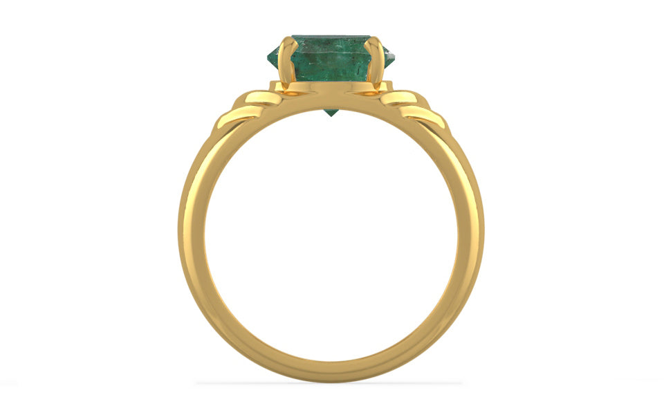 Gold Emerald Ring Fine Quality (R4)