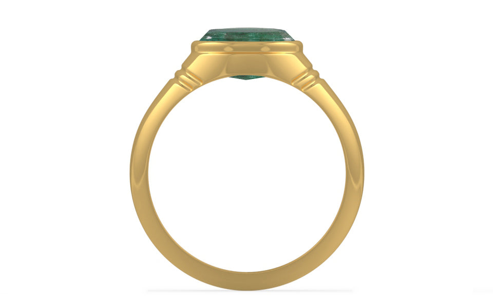 Gold Emerald Ring Fine Quality (R7)