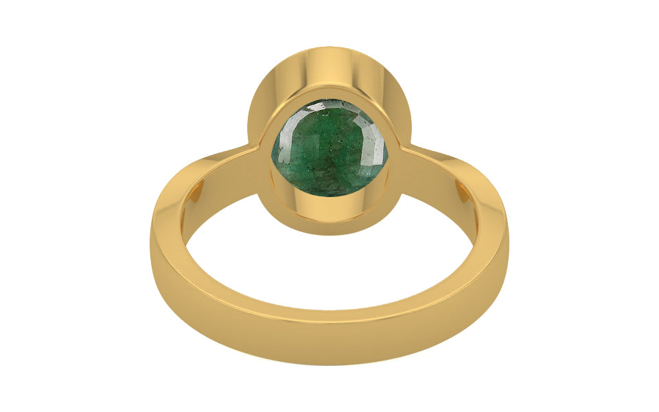 Gold Emerald Ring Fine Quality (R9)
