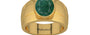 Gold Emerald Ring Prime Quality (R1)