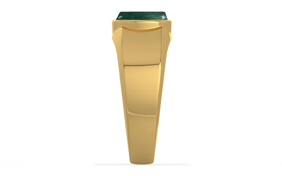 Gold Emerald Ring Prime Quality (R10)