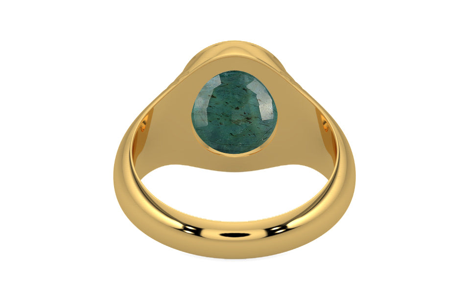 Gold Emerald Ring Prime Quality (R7)