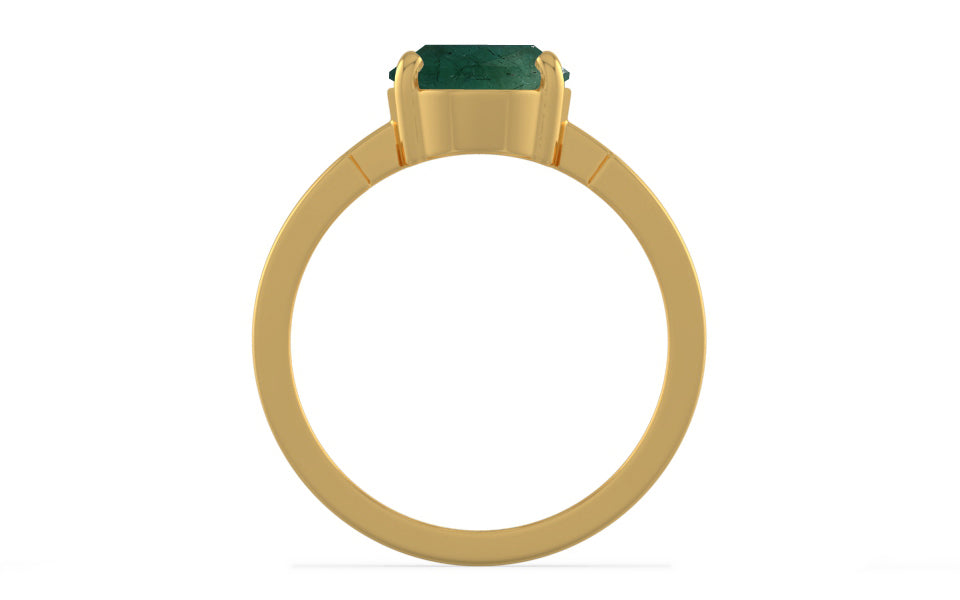 Gold Emerald Ring Prime Quality (R8)
