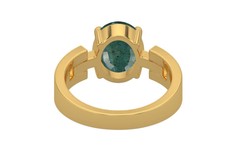 Gold Emerald Ring Prime Quality (R8)