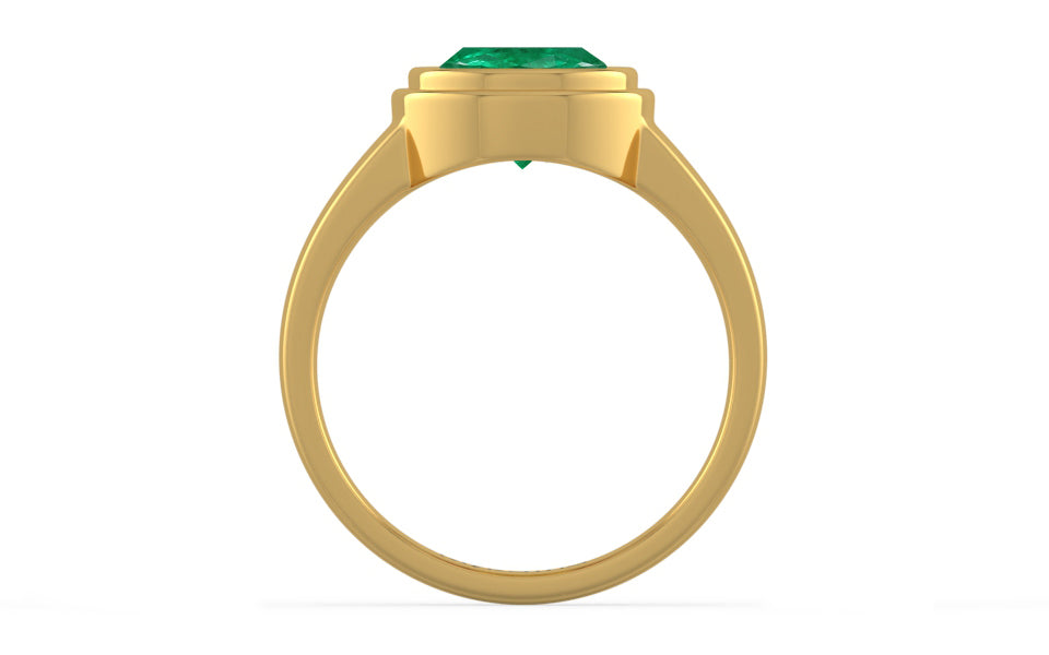 Gold Emerald Ring Rare Quality (R3)