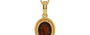 Gold Hessonite Garnet Pendant Fine Quality (P7)
