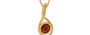 Gold Hessonite Garnet Pendant Limited Quality (P1)