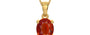 Gold Hessonite Garnet Pendant Limited Quality (P10)