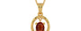 Gold Hessonite Garnet Pendant Limited Quality (P2)