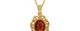 Gold Hessonite Garnet Pendant Limited Quality (P5)