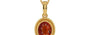 Gold Hessonite Garnet Pendant Limited Quality (P7)