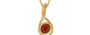 Gold Hessonite Garnet Pendant Prime Quality (P1)