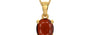 Gold Hessonite Garnet Pendant Prime Quality (P10)