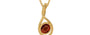 Gold Hessonite Garnet Pendant Rare Quality (P1)