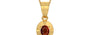 Gold Hessonite Garnet Pendant Rare Quality (P11)