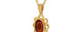 Gold Hessonite Garnet Pendant Rare Quality (P3)