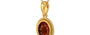 Gold Hessonite Garnet Pendant Rare Quality (P7)