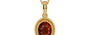 Gold Hessonite Garnet Pendant Rare Quality (P7)