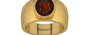 Gold Hessonite Garnet Ring Fine Quality (R1)