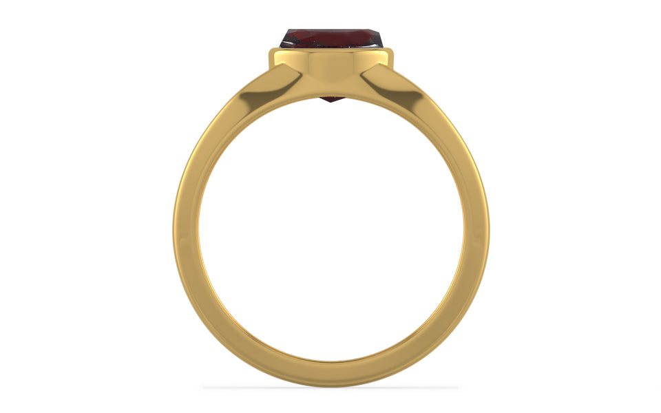 Gold Hessonite Garnet Ring Fine Quality (R10)