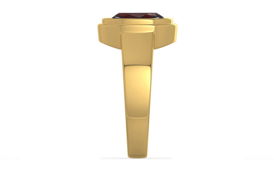 Gold Hessonite Garnet Ring Fine Quality (R3)