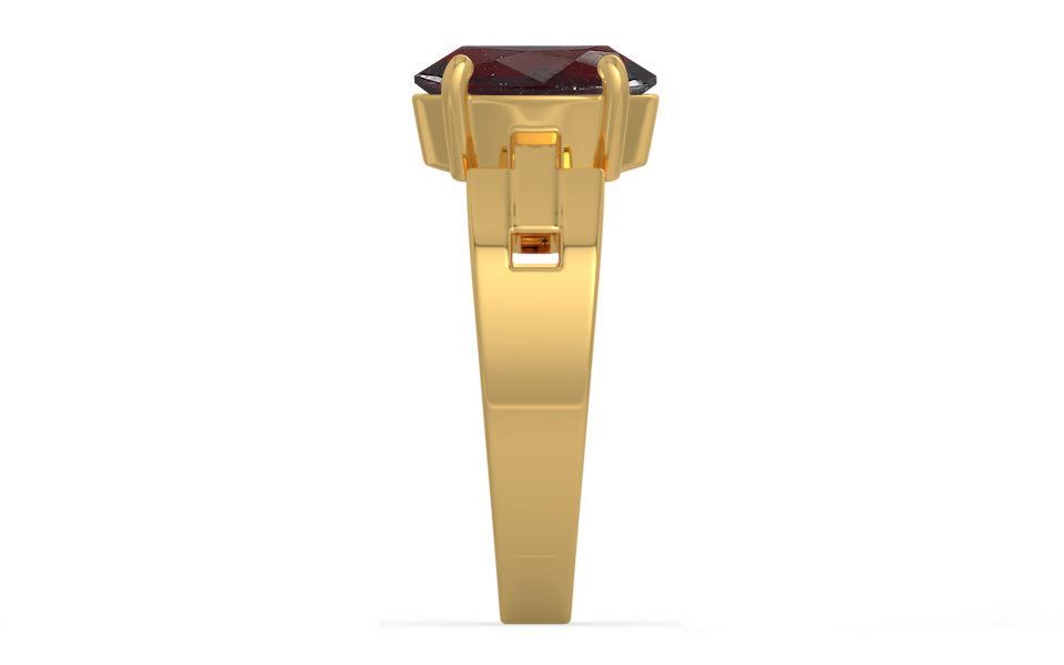 Gold Hessonite Garnet Ring Fine Quality (R8)