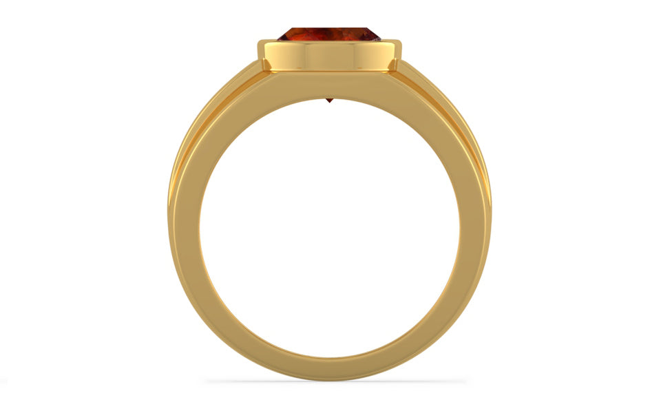 Gold Hessonite Garnet Ring Limited Quality (R1)