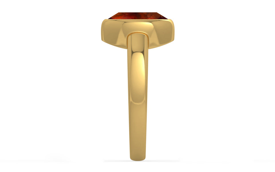 Gold Hessonite Garnet Ring Limited Quality (R6)