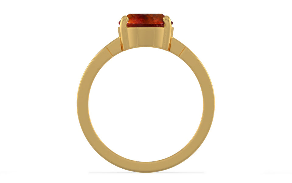Gold Hessonite Garnet Ring Limited Quality (R8)
