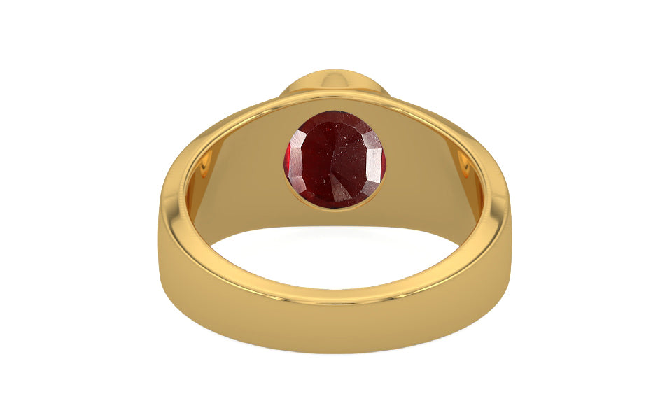 Gold Hessonite Garnet Ring Prime Quality (R10)