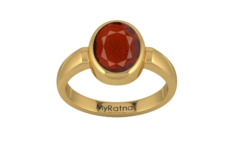 Gold Hessonite Garnet Ring Prime Quality (R6)