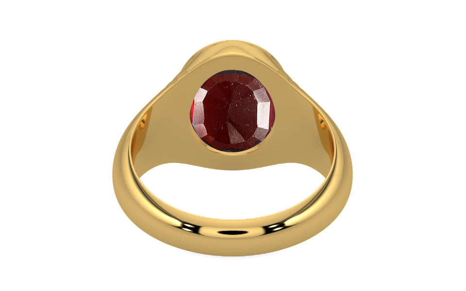 Gold Hessonite Garnet Ring Prime Quality (R7)