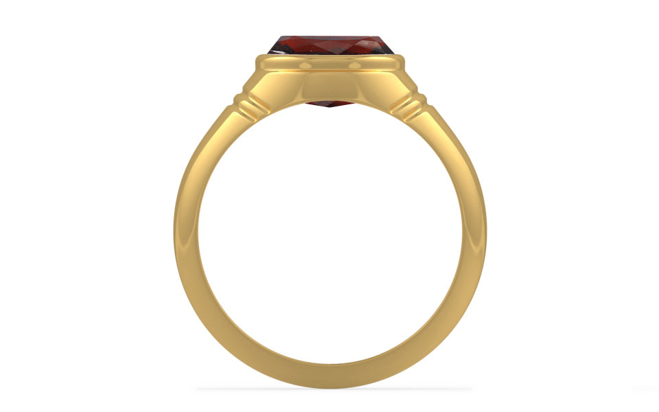 Gold Hessonite Garnet Ring Prime Quality (R7)