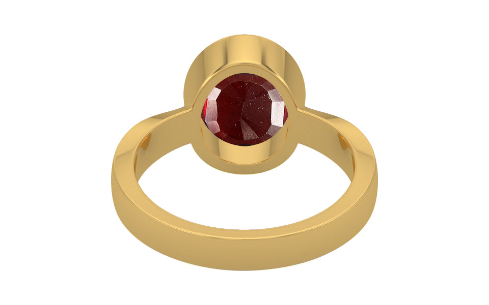 Gold Hessonite Garnet Ring Prime Quality (R9)