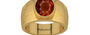 Gold Hessonite Garnet Ring Rare Quality (R1)
