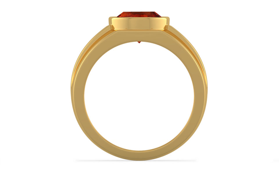 Gold Hessonite Garnet Ring Rare Quality (R1)