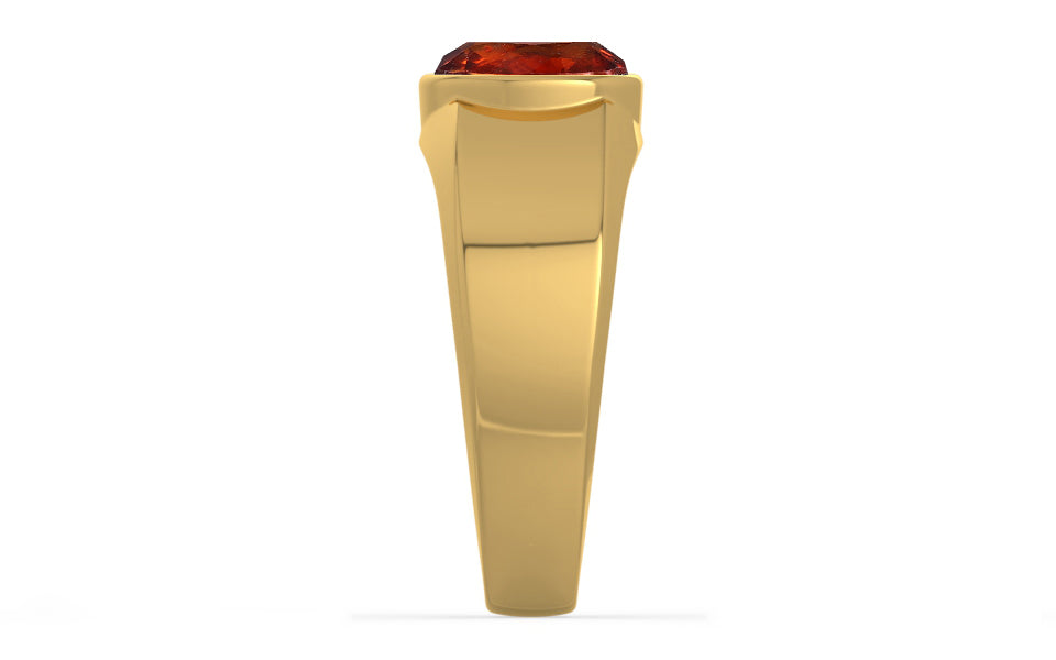Gold Hessonite Garnet Ring Rare Quality (R10)