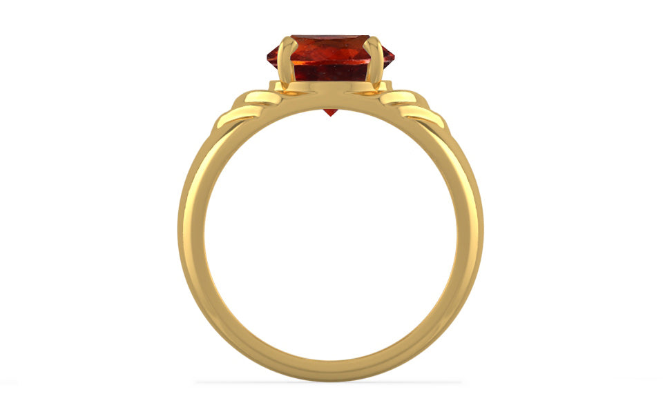 Gold Hessonite Garnet Ring Rare Quality (R4)